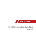 Preview for 1 page of HIKVISION DS-K2M061 User Manual