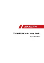 Preview for 1 page of HIKVISION DS-K3B411SX Series Quick Start Manual