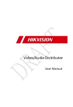 HIKVISION DS-KAD308 User Manual preview