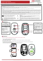 Предварительный просмотр 1 страницы HIKVISION DS-PDPC12P-EG2-WE Quick Start Manual