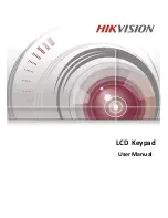 Предварительный просмотр 1 страницы HIKVISION DS-PK00-LCD series User Manual