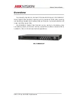 Preview for 3 page of HIKVISION DS7208HVI-ST Technical Manual