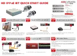 Предварительный просмотр 1 страницы HIKVISION HD IP PoE KIT Quick Start Manual