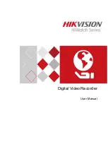 Предварительный просмотр 1 страницы HIKVISION HWD-5104 User Manual