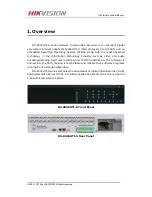 Preview for 4 page of HIKVISION p DS-8004HTI-S Technical Manual