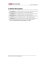 Preview for 5 page of HIKVISION p DS-8004HTI-S Technical Manual