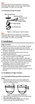 Preview for 5 page of HIKVISION TURBO HD DS-2CE56H0T-IT1F User Manual