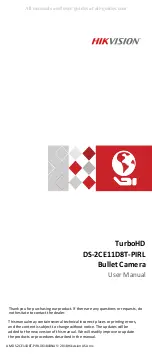 Предварительный просмотр 1 страницы HIKVISION TurboHD DS-2CE11D8T-PERL User Manual