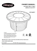 Предварительный просмотр 1 страницы Hiland FS-2017-FPT Owner'S Manual