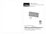 Предварительный просмотр 1 страницы Hiland HLI-1531 Owner'S Manual