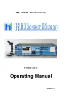 Preview for 1 page of Hilberling PT-8000 Operating Manual