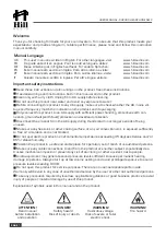 Preview for 2 page of Hill Audio CHP-400 User Manual