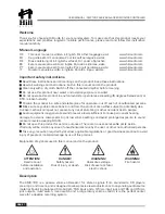 Предварительный просмотр 2 страницы Hill Audio CMC-100 User Manual