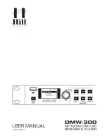 Preview for 1 page of Hill Audio DMW-300 User Manual