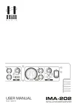 Предварительный просмотр 1 страницы Hill Audio IMA-202 User Manual