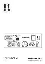 Preview for 1 page of Hill Audio IMA-400 V2 User Manual