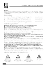 Preview for 2 page of Hill Audio IMA-400 V2 User Manual