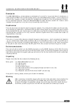 Preview for 3 page of Hill Audio IMA-400 V2 User Manual