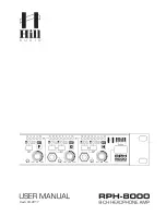 Hill Audio RPH-8000 User Manual preview