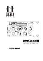 Preview for 11 page of Hill Audio ZPR-2820 User Manual