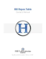 Hill Laboratories Repex Owner'S Manual предпросмотр