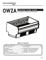 Hill Phoenix OWZA Installation & Operation Handbook preview