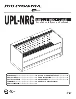 Hill Phoenix UPL-NRG Installation & Operation Handbook preview