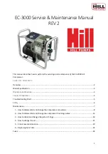 HILL PUMPS 3000-001 Service Maintenance Manual preview