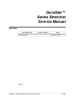 Предварительный просмотр 2 страницы Hill-Rom DuraStar Series Service Manual