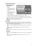 Предварительный просмотр 17 страницы Hill-Rom Excel Care User Manual