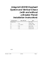 Preview for 3 page of Hill-Rom Itegris 2001B Installation Instructions Manual