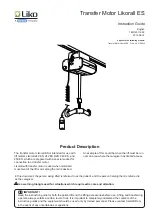 Hill-Rom Liko Likorall ES Instruction Manual preview