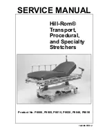 Hill-Rom P8000 Service Manual предпросмотр