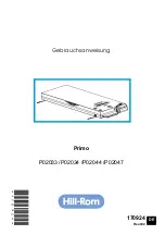 Предварительный просмотр 91 страницы Hill-Rom Primo P02033 User Manual