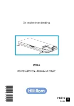 Предварительный просмотр 135 страницы Hill-Rom Primo P02033 User Manual