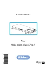 Предварительный просмотр 179 страницы Hill-Rom Primo P02033 User Manual