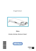 Предварительный просмотр 223 страницы Hill-Rom Primo P02033 User Manual