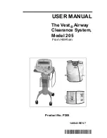 Hill-Rom The Vest P205 User Manual preview