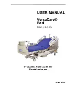 Hill-Rom VersaCare Bed User Manual предпросмотр