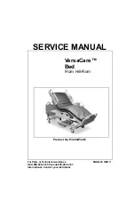 Preview for 1 page of Hill-Rom VersaCare P3200 Service Manual