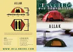 Hilleberg ALLAK Manual preview