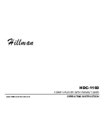 Preview for 1 page of Hillman HDC-1160 Operating Instruction