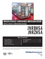 Hillphoenix JNRBHSA Owner'S Installation & Operations Manual preview