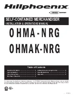 Hillphoenix OHMA-NRG Installation & Operation Manual preview