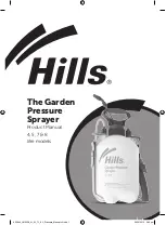 Preview for 1 page of Hills Garden Pressure Sprayer Product Manual