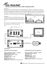 Preview for 1 page of Hills Home Hub HAS-206 Quick Manual