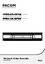 Hills PACOM PPRO-UR-16PDX Quick Manual preview