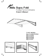 Preview for 1 page of Hills Supa Fold 120 Owner'S Manual