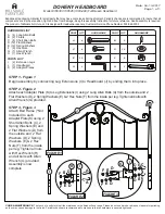 Preview for 2 page of Hillsdale Furniture 100307 Manual