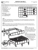 Предварительный просмотр 2 страницы Hillsdale Furniture 1870-010 Manual